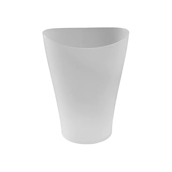 Simple Slant - Mouth Design Plastic Trash Can, Household Bedroom Living Room Garbage Bin, Bathroom Lidless Wastebasket