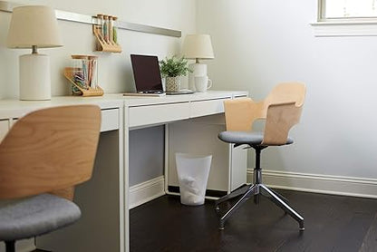 Simple Slant - Mouth Design Plastic Trash Can, Household Bedroom Living Room Garbage Bin, Bathroom Lidless Wastebasket